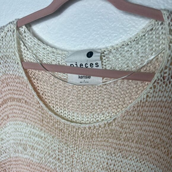 Pieces see through stripped summer sweater - Picture 3 of 3